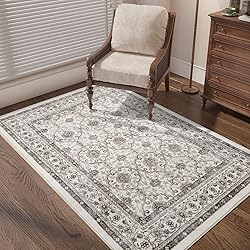 jinchan Area Rug 3x5 Entryway Washable Rug Boho