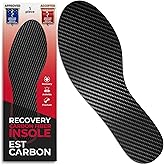 EstCarbon - Carbon Fiber Insole - 1 pc, Men 6.5-7, Women 7.5-8 - Rigid Orthotic Insole Shoe Insert - Stiff Foot Plate - Support for Turf Toe, Flat Feet, Achilles Tendonitis