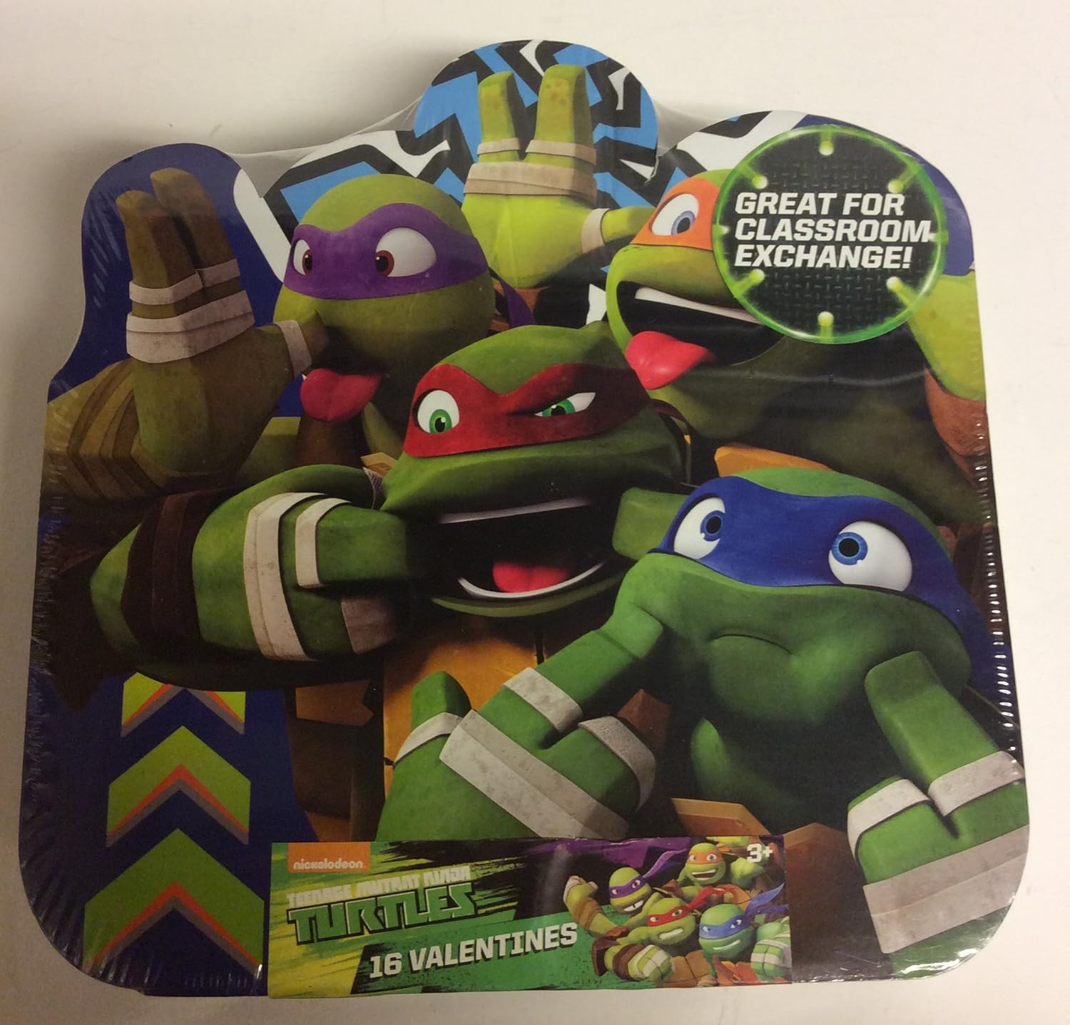 Amazon.com: Teenage Mutant Ninja Turtles Valentines Cards (16 Count ...