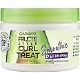 Garnier Fructis Style Curl Treat Defining Smoothie for Fine to Normal Curly Hair, 10.5 Ounce Jar