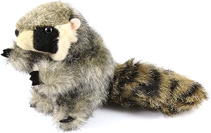 raccoon finger puppet