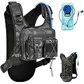 Criuage USA Original Patent Running Hydration Vest Backpack, Lightweight Chest Pack with 2.0L Water Bladder Bag Daypack for Hiking Running Cycling Race Marathon for Women Men