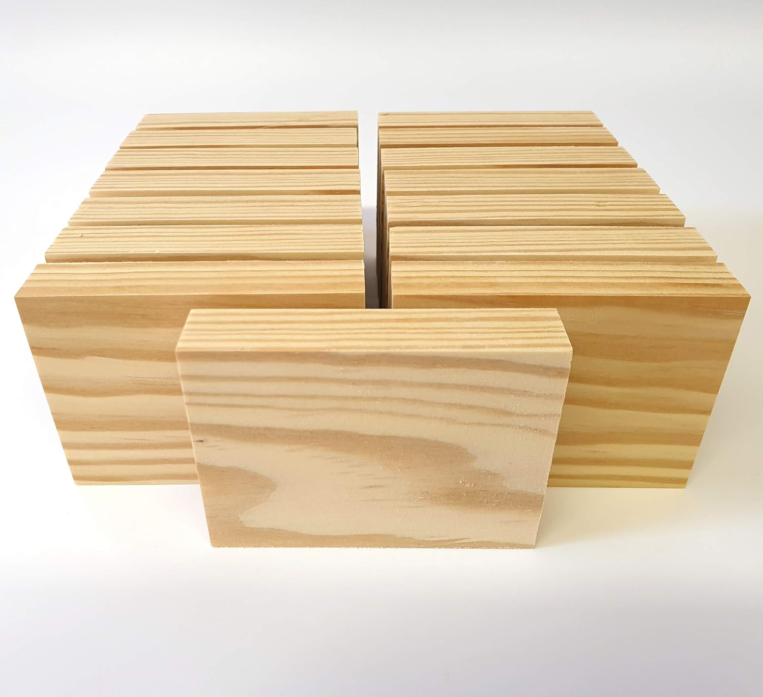 LOT 15 x 3” x 4"/ 75 x 100 mm Wooden Blocks Bundle Set Pine Wood