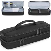 Yarwo Portable Printer Case Compatible for Phomemo M08F, Itari M832, JADENS | Double-Layers Thermal Printer Travel Bag Compatible with iDPRT MT610Pro, Aixiqee, MUNBYN and Most Mobile Printer &amp; USB Cable
