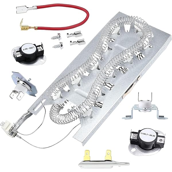 Amazon.com: 3387747 Dryer Heating Element & 279816 Thermostat Kit 