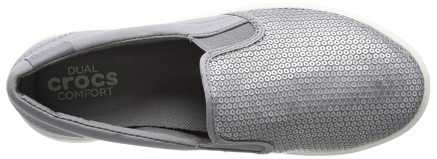 crocs citilane sequin women shoe in black