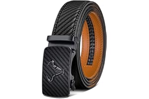 BULLIANT Men's Belt,Brand Ratchet Belt Of Genuine Leather For Gift Men Dress,Size Customized