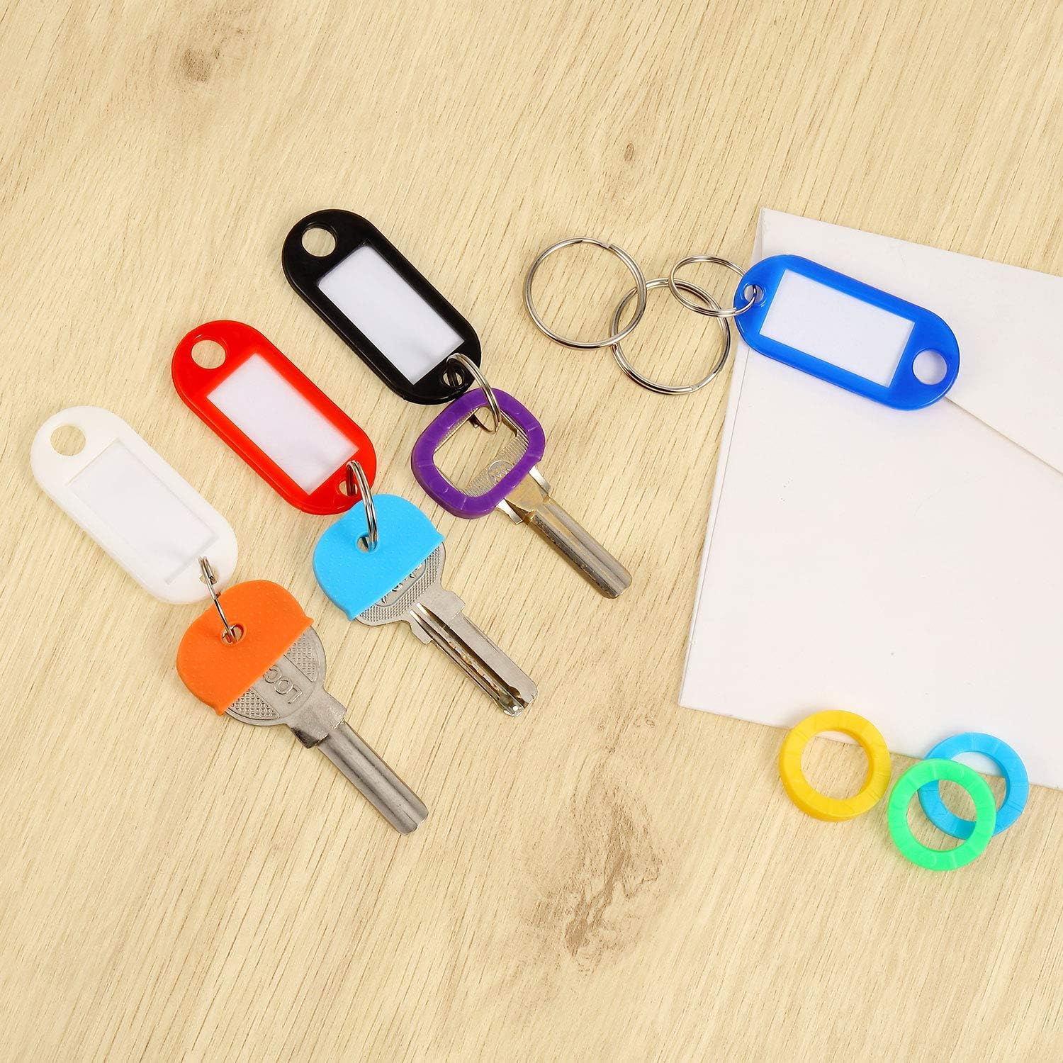 Assorted Colors 96 Pieces Key Cap Covers Kit Silicone Key Covers