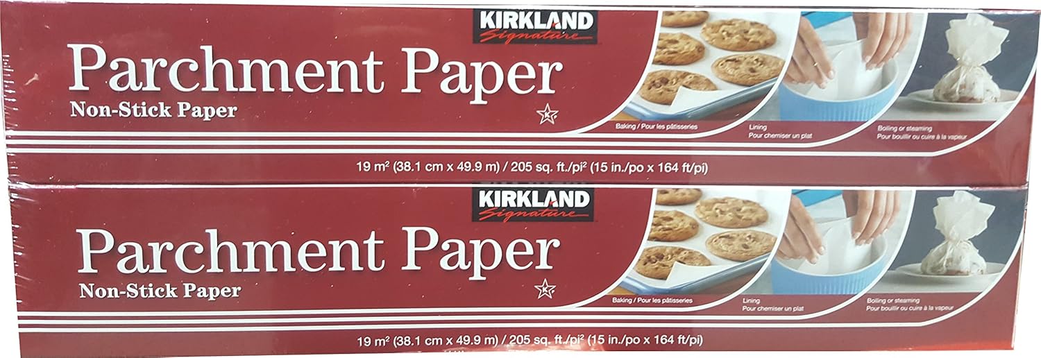 Kirkland Signature Non Stick Parchment Paper 205 sq ft (Twin Pack