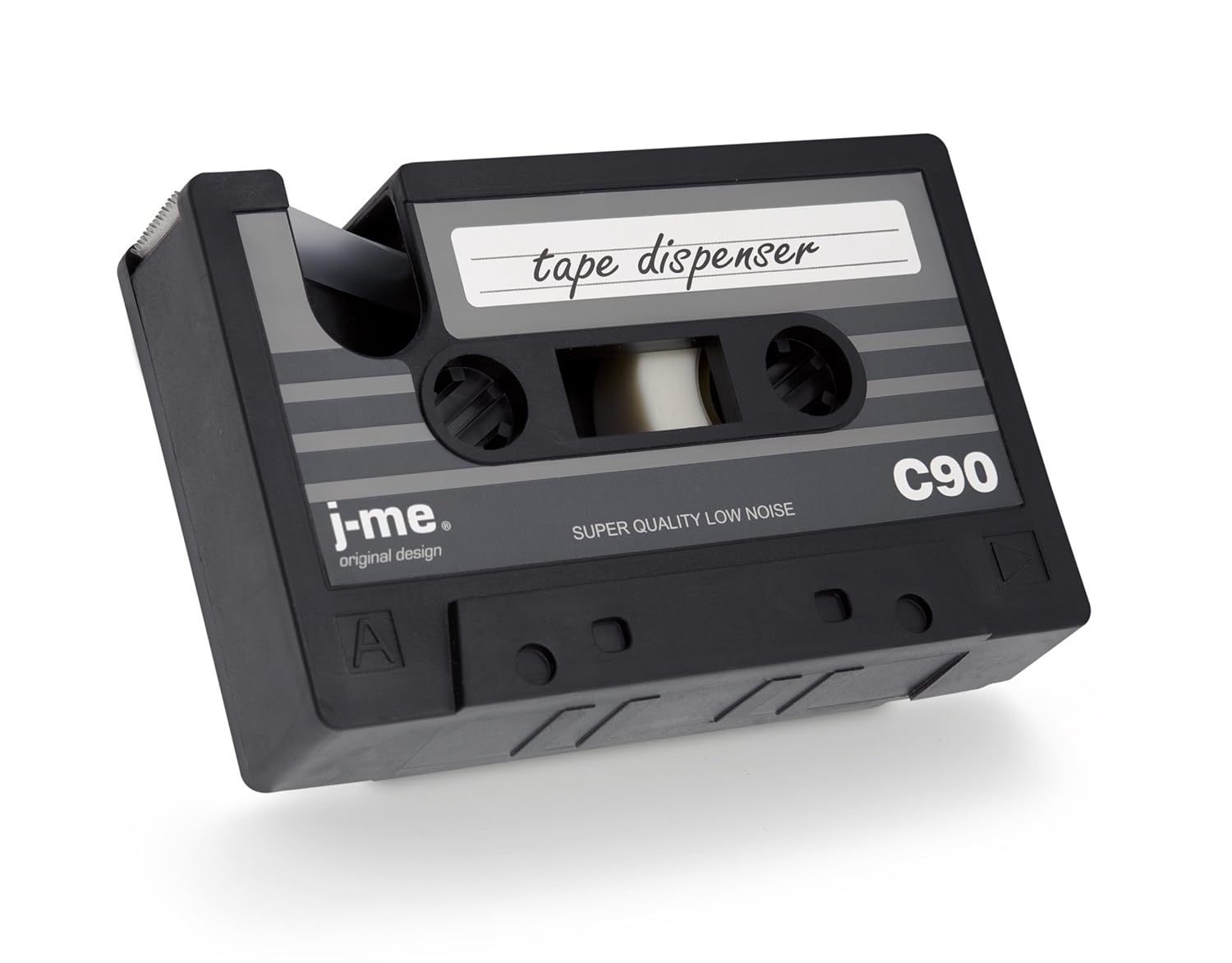 Cassette Tape Dispenser with one roll of sticky tape. Five designs available.