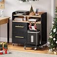 thumbnail image 2 of YITAHOME File Cabinet With Charging Station And Lights 2 of 11