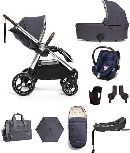 mamas and papas parasol grey twill