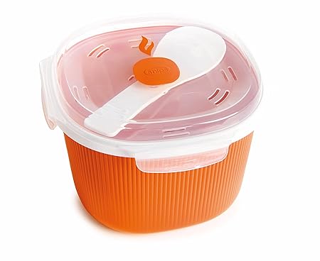 Snips Microondas, plástico, Naranja, Rice Cooker 2.7L