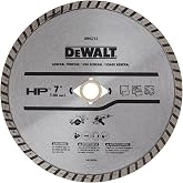 DEWALT Diamond Blade for Block and Brick, Dry/Wet Cutting, Continuous Rim, 7-Inch (DW4712)