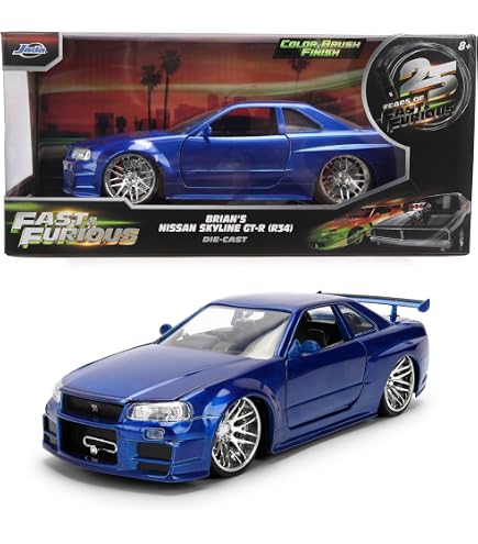 Amazon.com: Diecast Model Car Compatible for Fast & Furious 25th