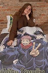 Jujutsu Kaisen Anime Throw Blanket | Main Four Gojo