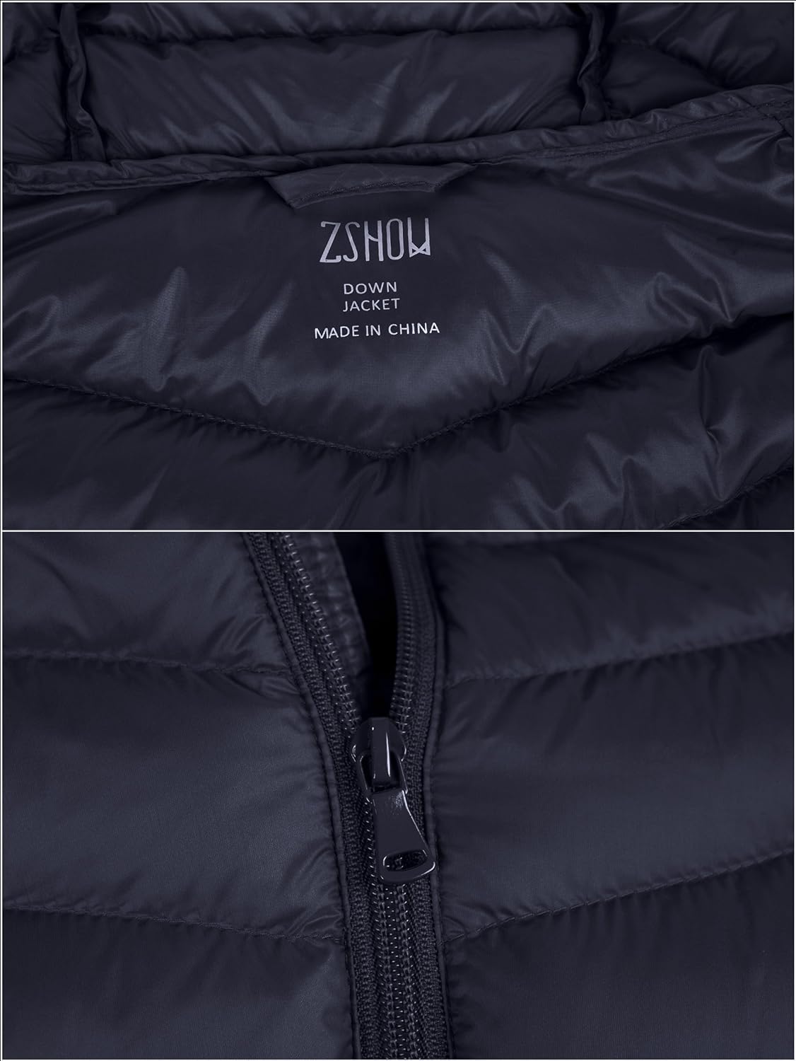 ZSHOW Men's Winter Hooded Packable Down Jacket