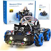 Omni-Directional Mecanum Wheel Robot Car for Arduino STEM Coding Learning | Coding Learning &amp; Programming Kit, Remote Controlled DIY