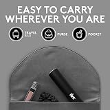 Flint Classic Black Retractable Mini Lint Roller 30 Extra Sticky Sheets Pet view 5