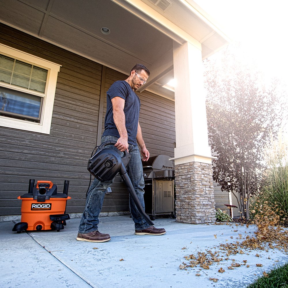 RIDGID Wet Dry Vacuums VAC1200 Heavy Duty Wet Dry Vacuum Cleaner and