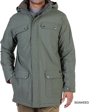 Amazon.com: ExOfficio Men's Kahiltna Parka, Seaweed, Large, Seaweed Heather, Seaweed Heather 