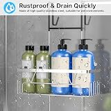 KEGII Hanging Shower Caddy Over Door Stainless Steel Organizer No Drilling view 4