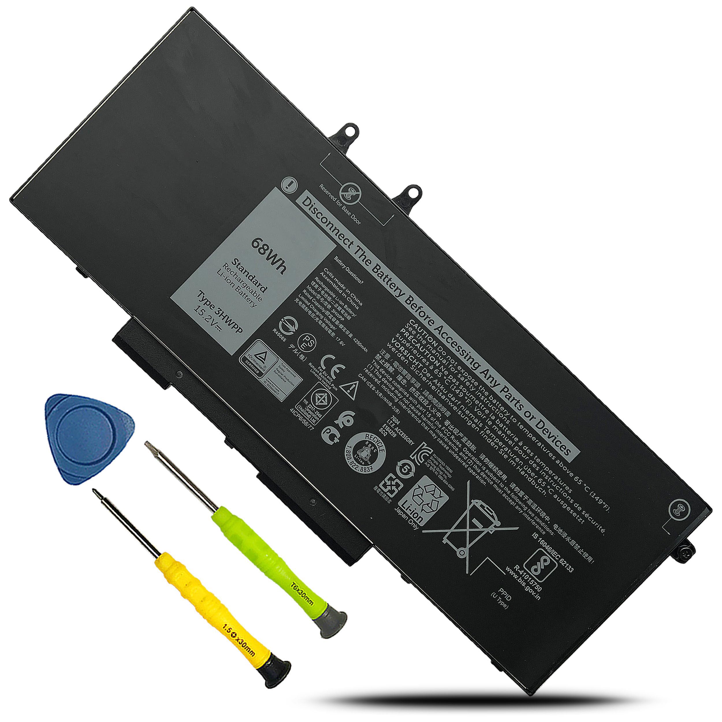 Photo 1 of BOWEIRUI 9JRV0 Laptop Battery Compatible with for Dell Latitude 5521 5531 / Precision 3561 3571 / Alienware m17 R5 AMD Series Laptop 00P3TJ 0P3TJ 0R05P0 R05P0 05RGW 11.4V