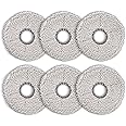 (6 Pack) T30S Mop Pads for ECOVACS DEEBOT T30C/ T30S/ T30S Combo/ T30 Pro Max/ T30 Pro Omni/ X5 Pro Omni/ X2 Omni/ X2 Pro/ T2