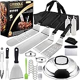 Acmind Blackstone Griddle Accessories Kit, 26 PCS Griddle Grill Tools Set for Outdoor grill and Camp Chef, Stainless Steel Fl