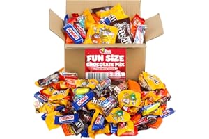 A GREAT SURPRISE Fun Size Chocolate Candy Variety Pack – 3.2 Pounds Assorted Chocolate Candies - Pinata Candy Chocolate Mix – Candy for Goodie Bags Chocolate – Bulk Chocolate Pinata Candy Individually Wrapped
