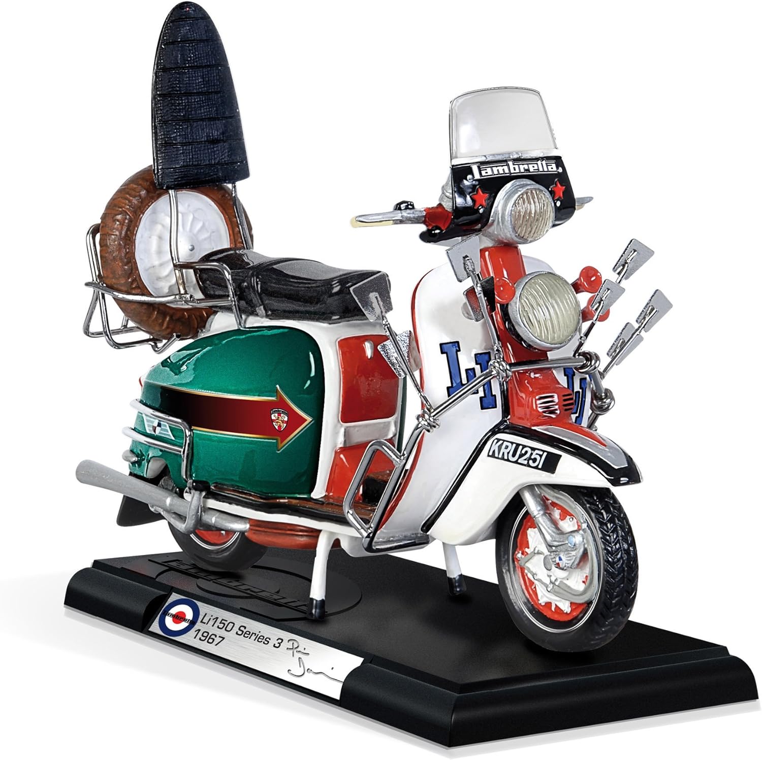 The Bradford Exchange Réplica de una scooter Inspirada en Lambretta