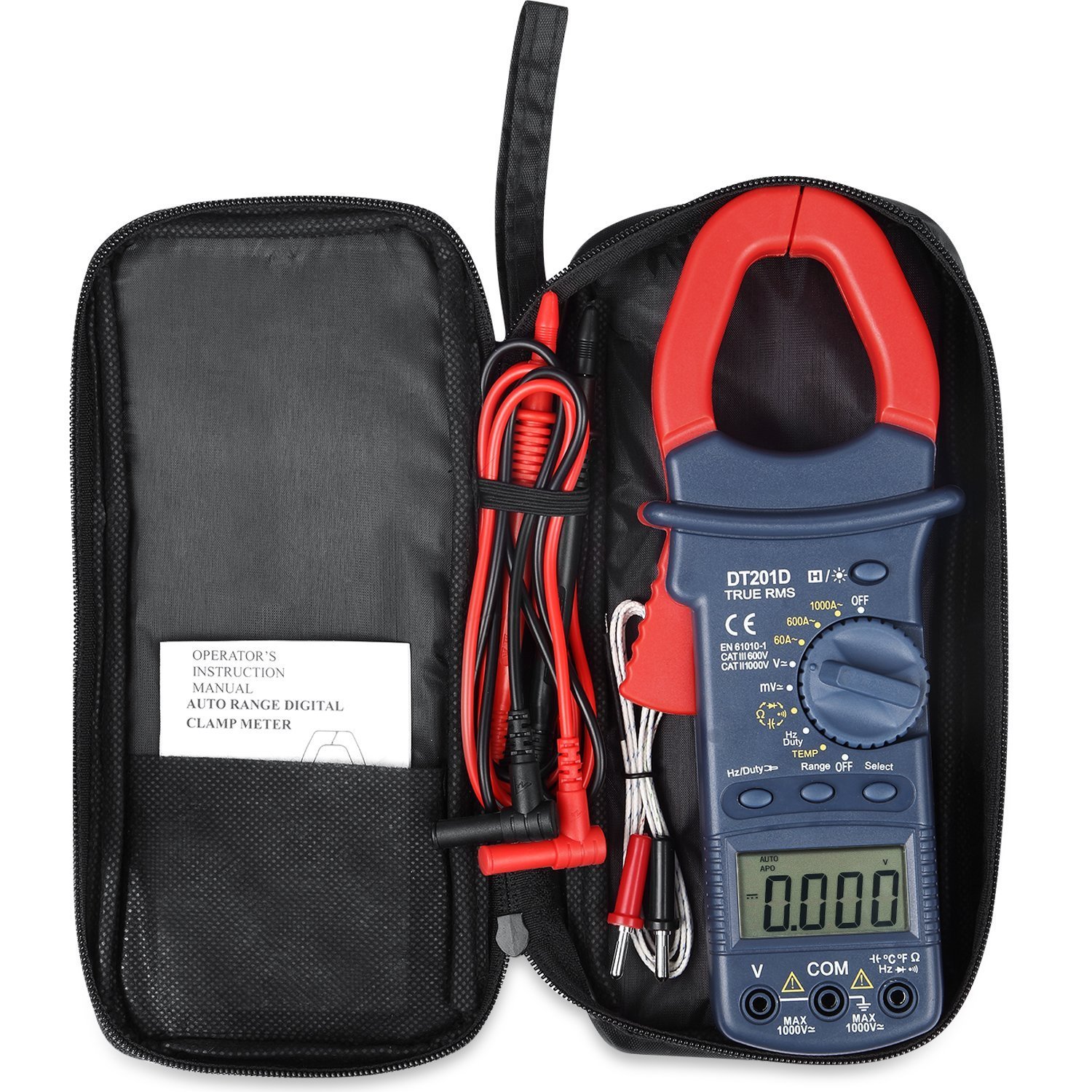 AstroAI Digital Clamp Meter, TRMS 6000 Counts