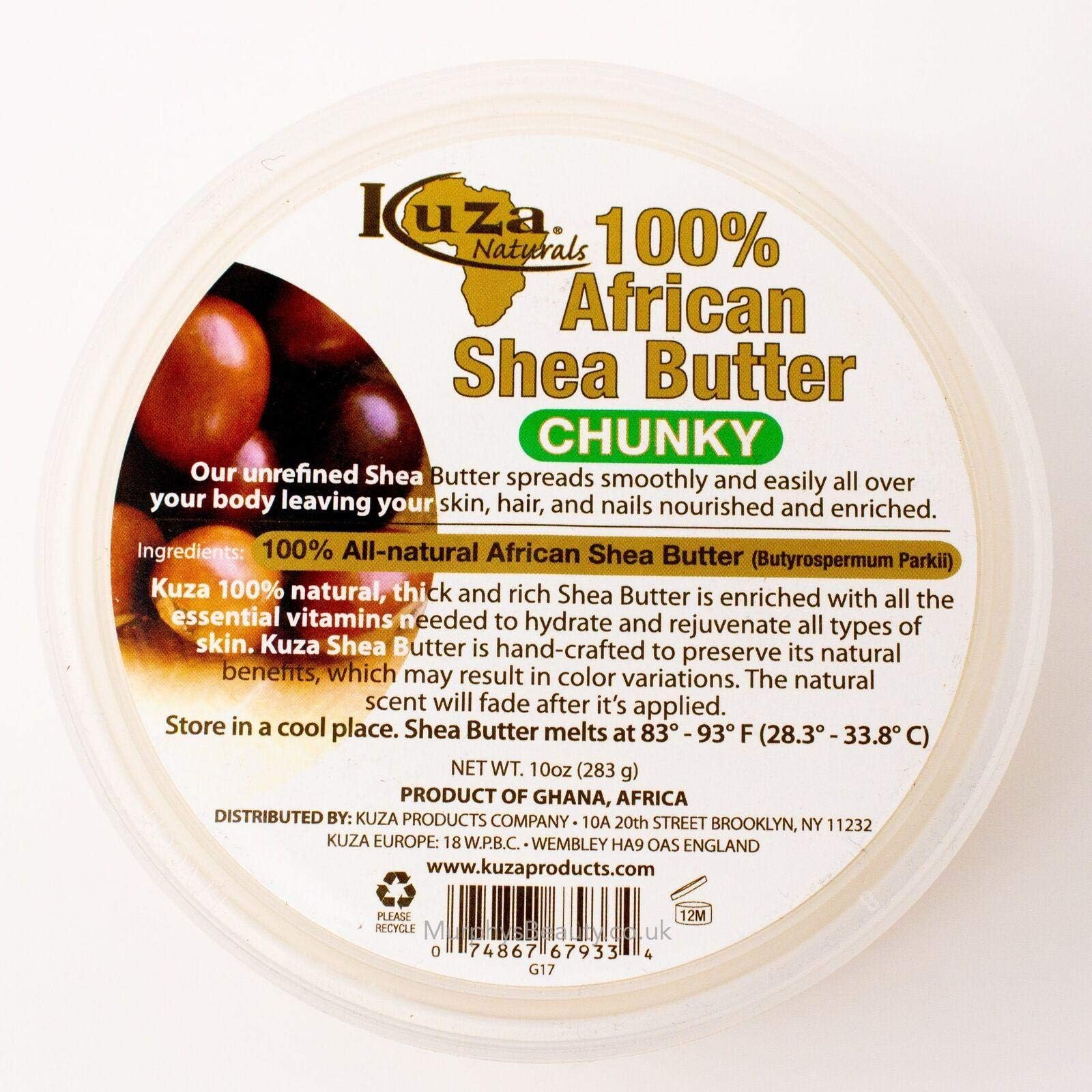 Superior Shea Butter 100% Natural 1Lb (kuza 8oz)