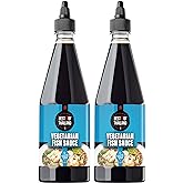 Best Of Thailand Vegetarian Fish Sauce | [Improved NO MSG] Real Authentic Asian Brewed Vegan Sauces for Dressings & Cooking |