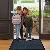 Homatz Door Mat Indoor Outdoor Heavy Duty Non Slip Rubber Back 50x80 cm view 5