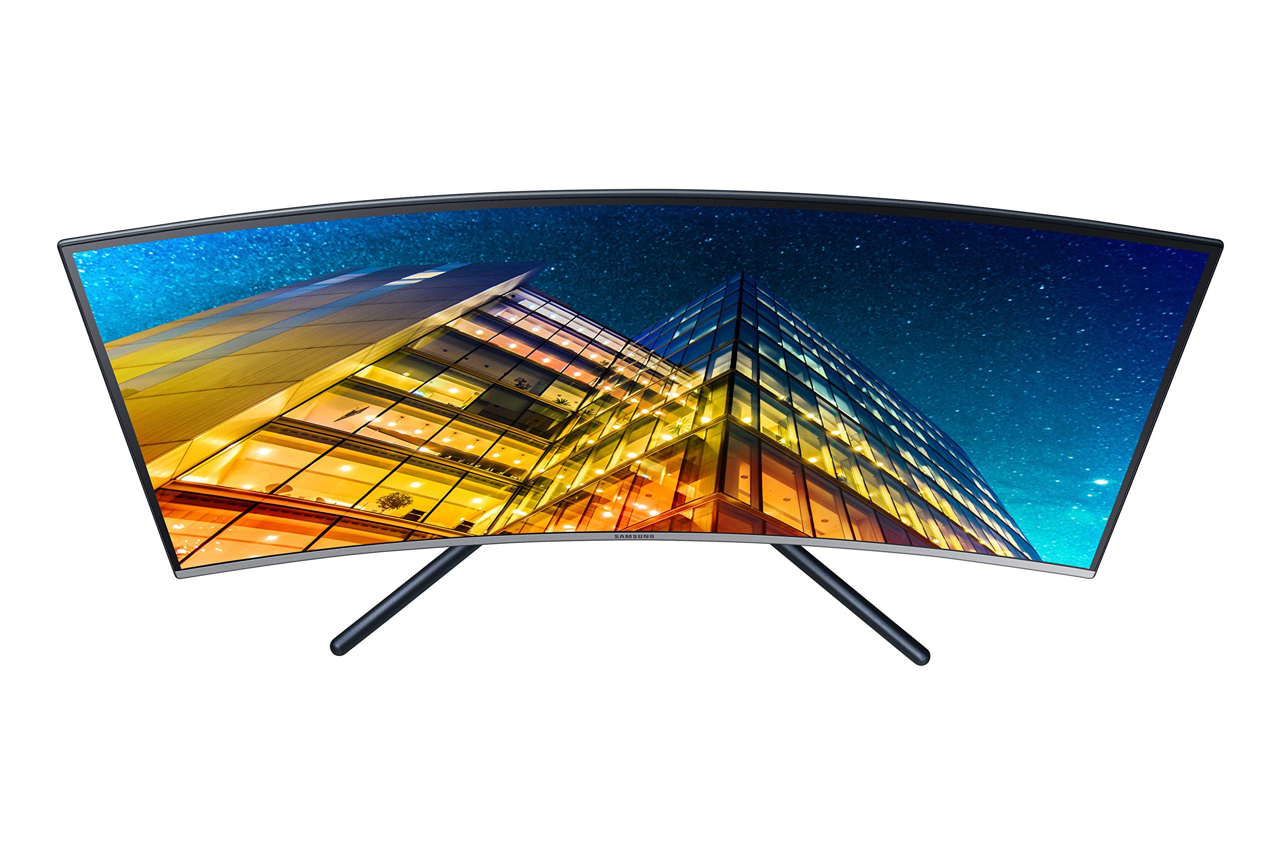 Samsung 32-Inch UR590C UHD 4K Curved Gaming Monitor (LU32R590CWNXZA) – 60Hz Refresh, Widescreen Computer Monitor, 3840 x 2160p Resolution, 4ms Response, Game Mode, HDMI, Dark Blue Gray