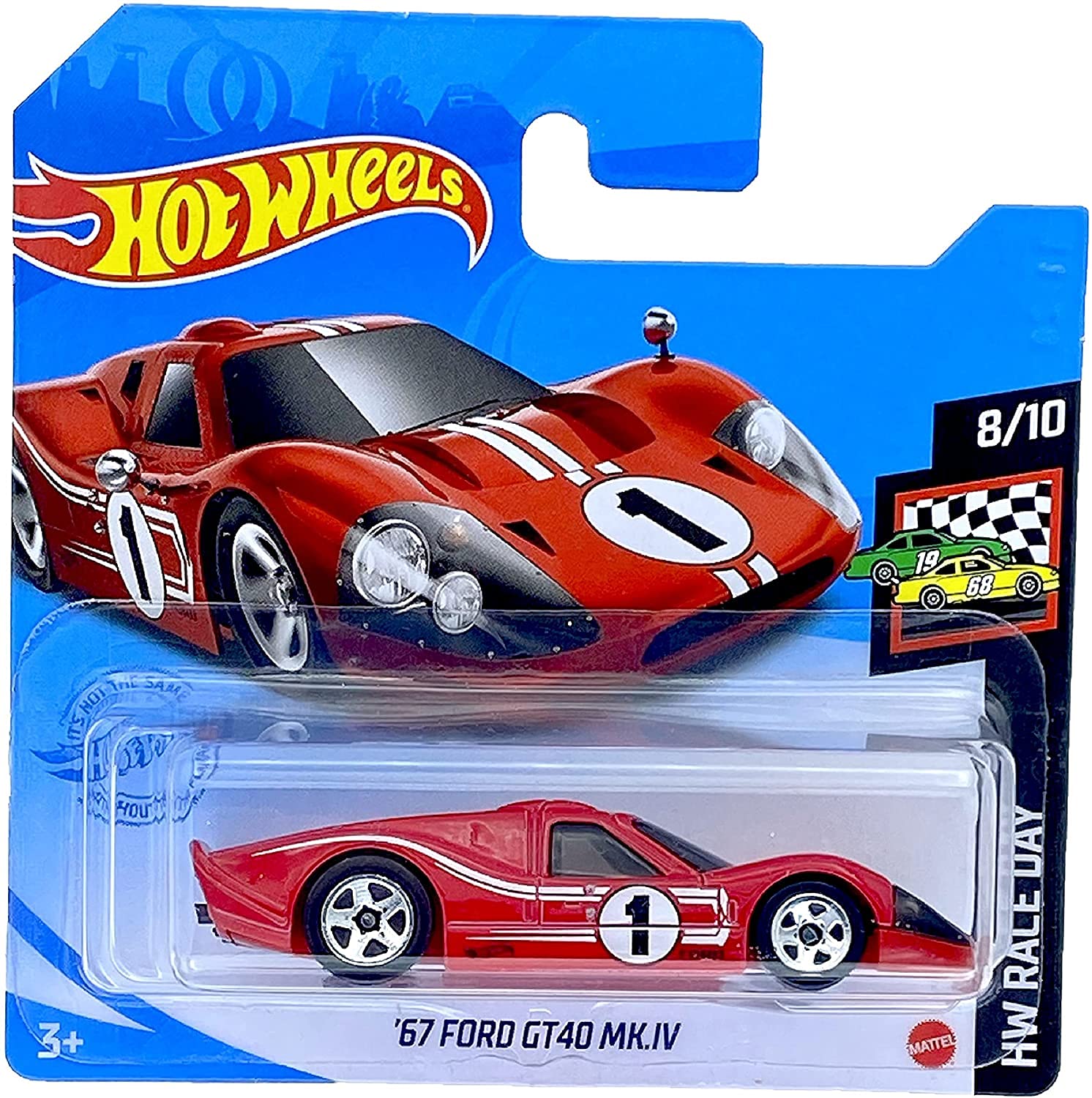 '67 Ford GT40 MK.IV Red Hot Wheels 2021 106/250 (Short Card)