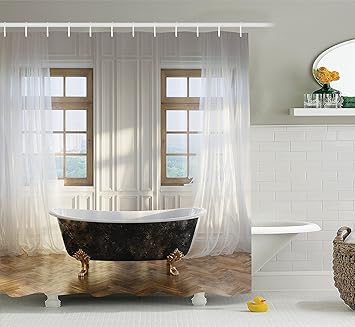 Antik Decor Duschvorhang Retro Badewanne In Luxuriose