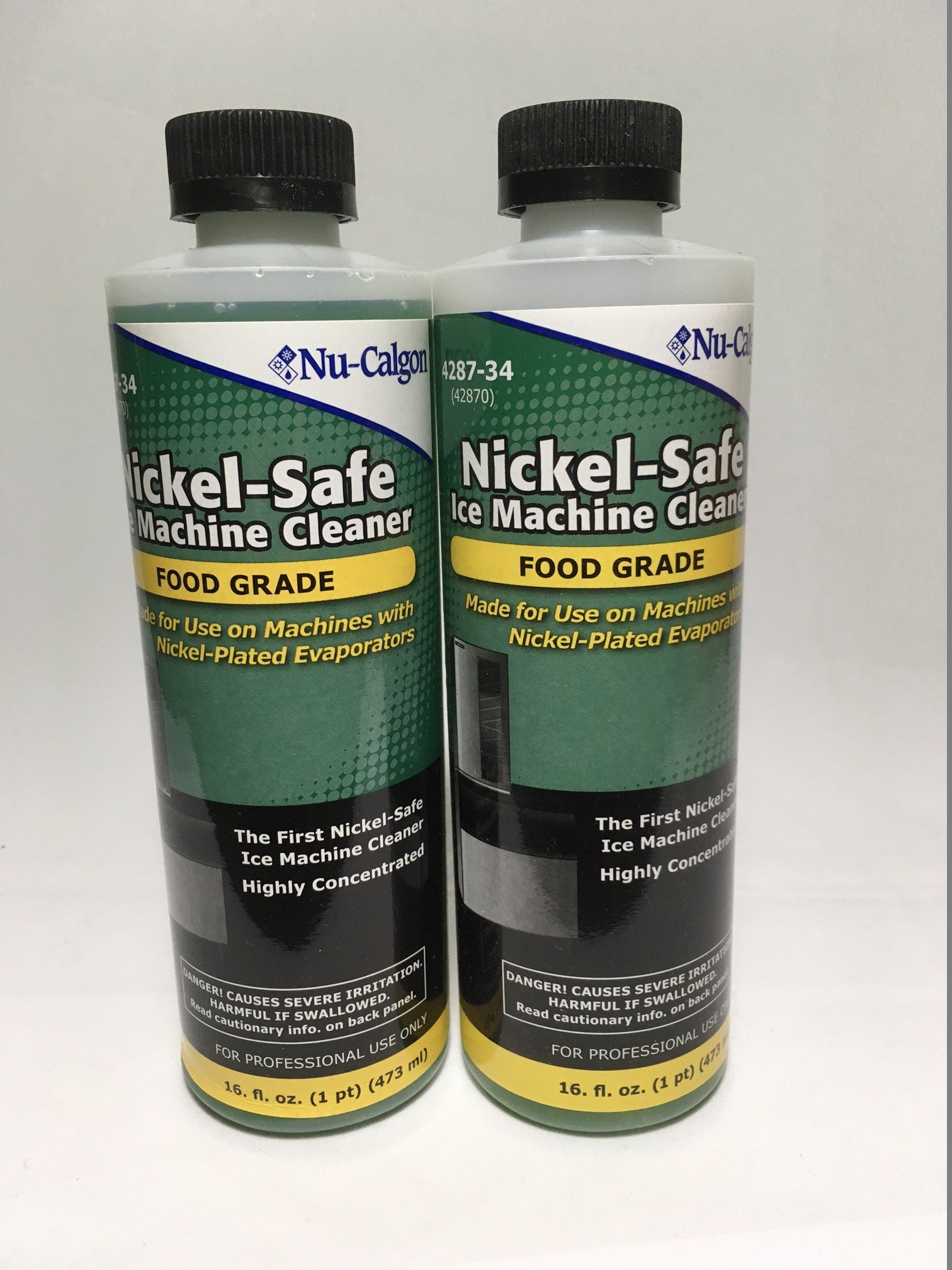 Nu-Calgon 4211-34 Ice Machine Sanitizer – 16 Fl Oz, No Rinse, Automatic Cleaning