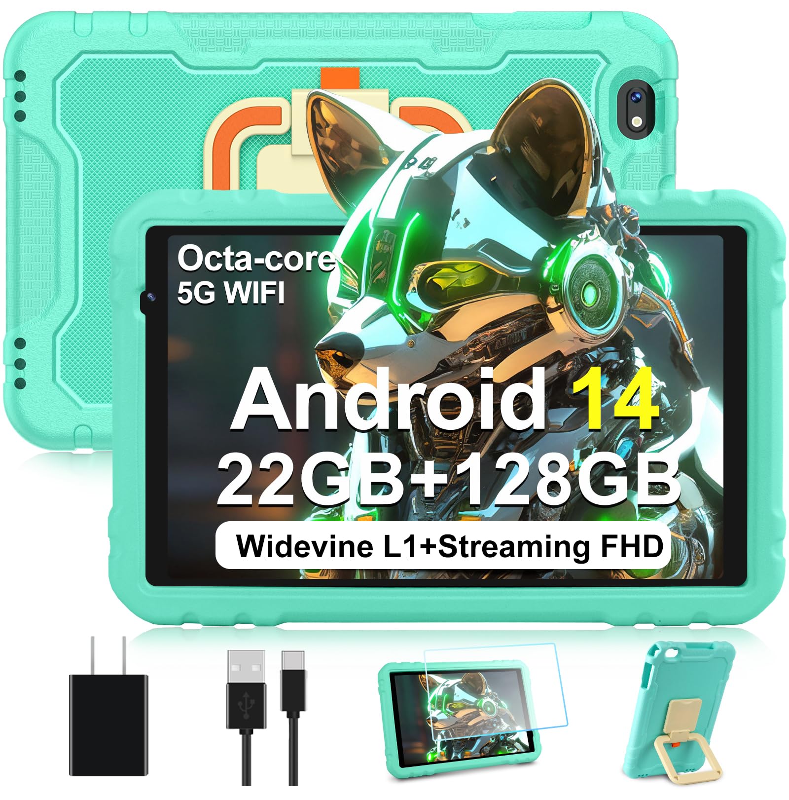 2025 Android 14 Tablet, 10 inch Tablets 22GB+128GB