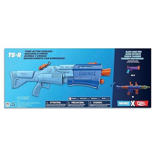 NERF Fortnite TS-R Super Soaker Water Blaster Toy, Blue in Oman
