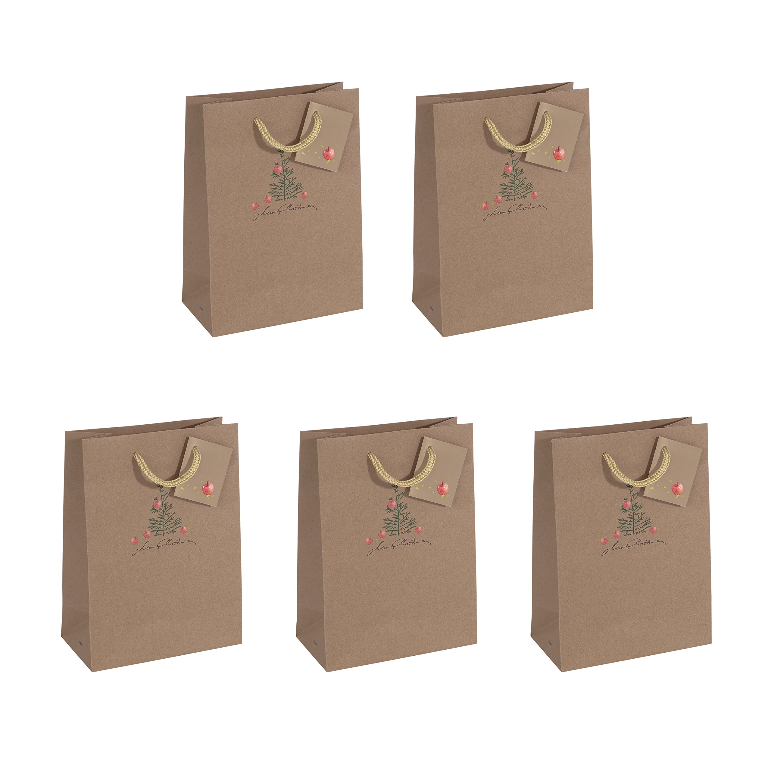 SIGEL GT041 Gift bag small, brown, 17 x 23 cm