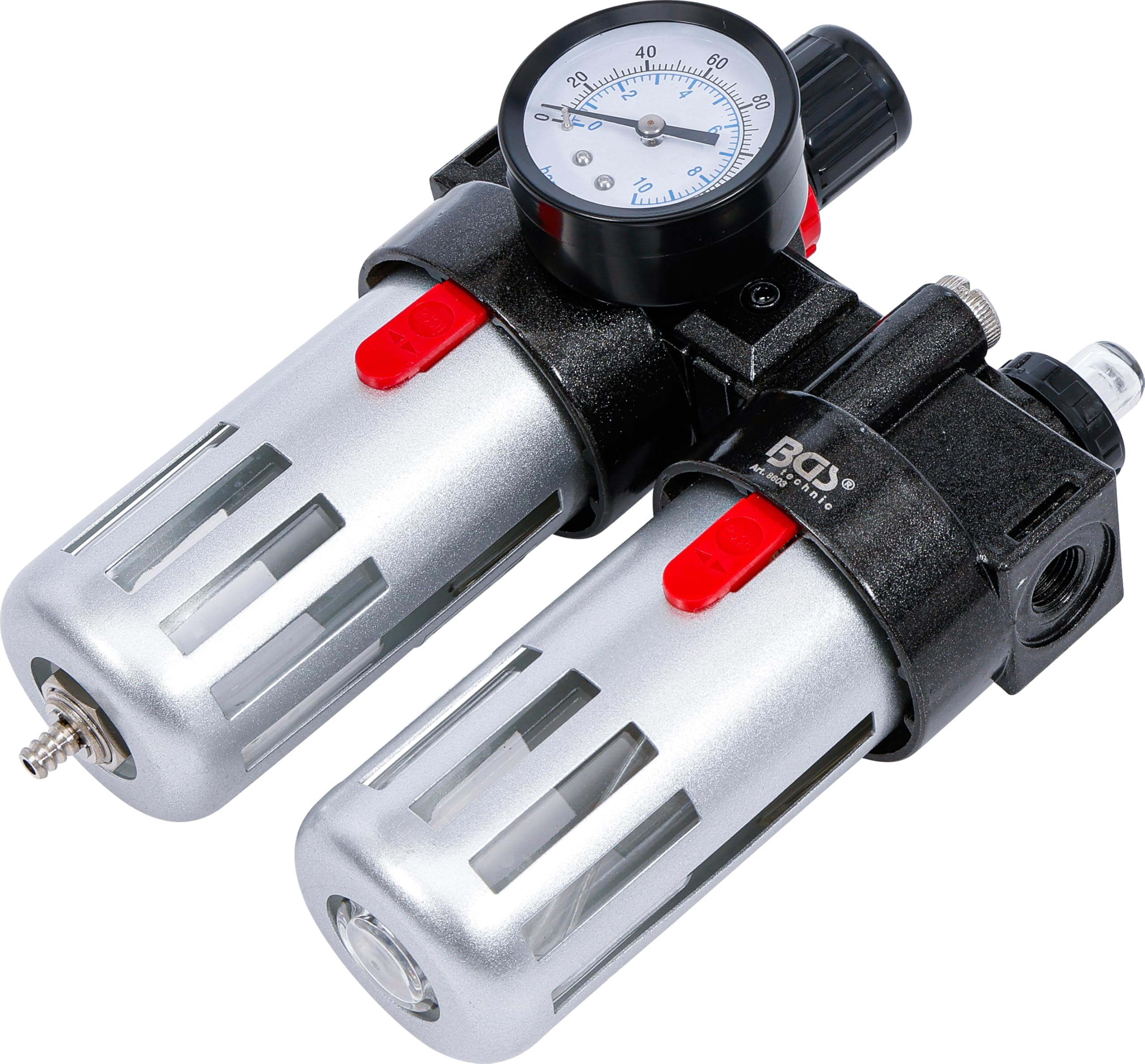 BGS 8603 | Air Filter / Oiler Unit with Pressure Regulator