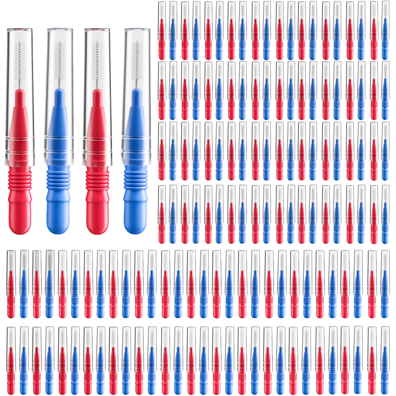RAZOKO Interdental Brush, Flossing Head,Easy Use Tooth Cleaning Tool 176 Count (2.5mm&3mm) — image 1