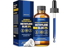 WoldoHealth Methylene Blue 2% Drops 3.4 Fl Oz - High Purity, hird-Party Tested, Formaldehyde Free