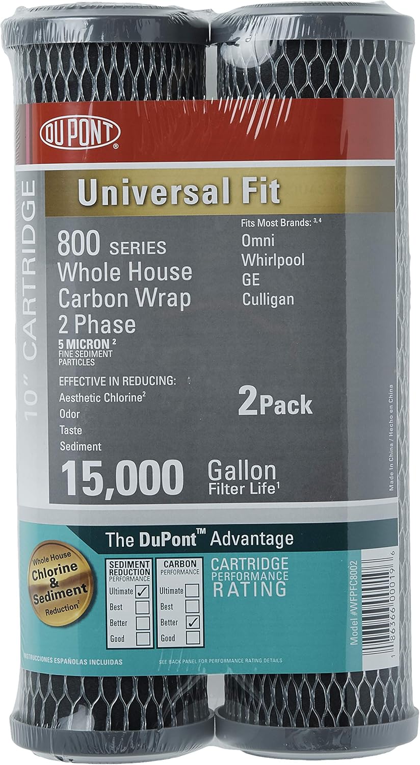 DuPont WFPFC8002 Carbon Wrap 2-Phase Cartridge, Grey: Home Improvement
