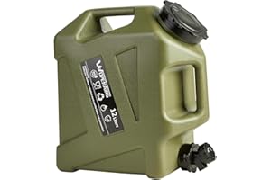 wopenairs Water Container Water Jug with Spigot with (3.2-5) Gallons Portable No Leakage for Camping,Vehicle, Car, Hiking, Hurricane Supplies RV