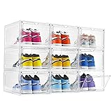 9 Pack X-Large Shoe Storage Box, Thicken&Sturdy