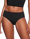 CRZ YOGA Bikini Bottoms for Women Mid Rise Full
