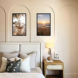 QOTIB Wood 12x20 Picture Frame Black for Wall